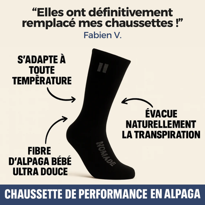 Chaussette en Alpaga Nomade