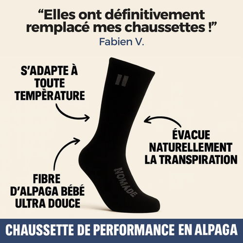Chaussette en Alpaga Nomade