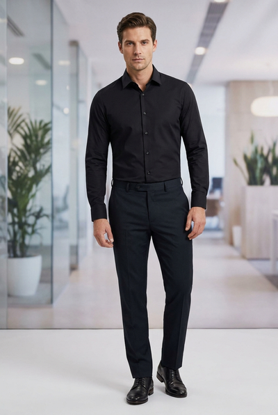 Anti-Wrinkle Shirt - Black
